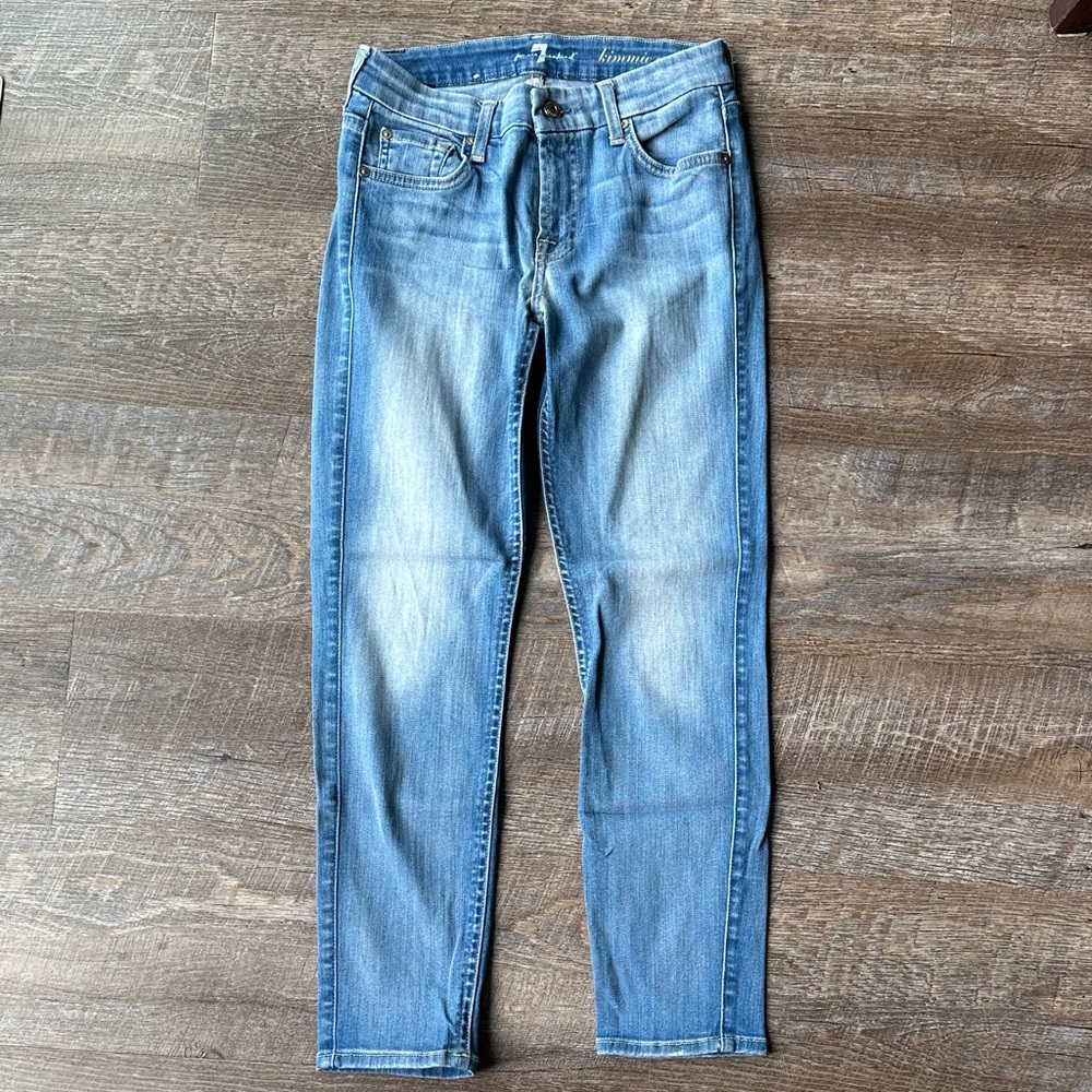 7 For All Mankind Indigo Denim Jeans